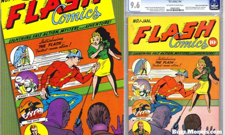 8. Flash Comics #1 with CGC 9.6 