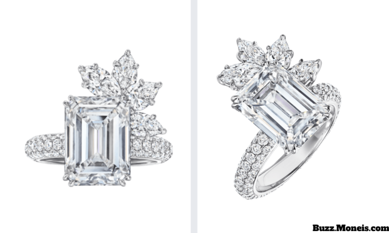 5. Harry Winston Diamond Engagement Ring 