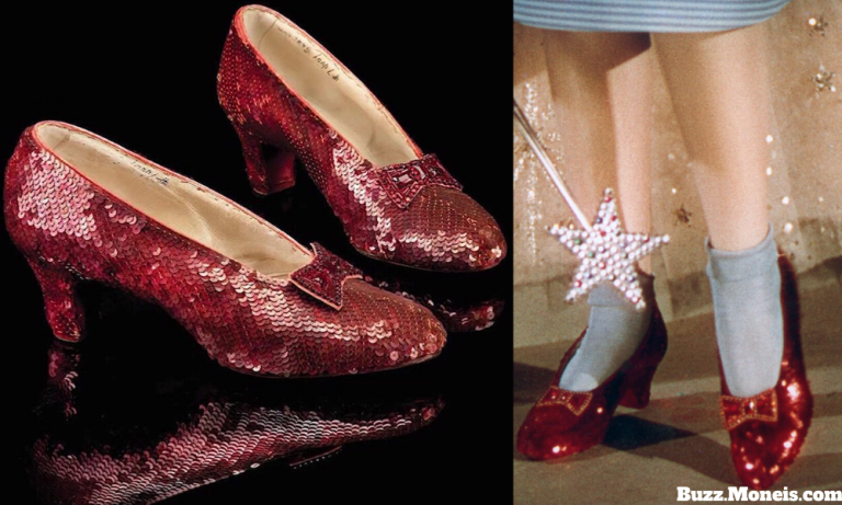 8. Dorothy’s Ruby Slippers from The Wizard of Oz