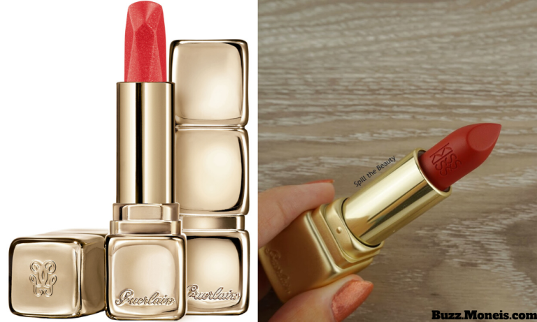 2. Guerlain – KissKiss Gold and Diamond Lipstick 