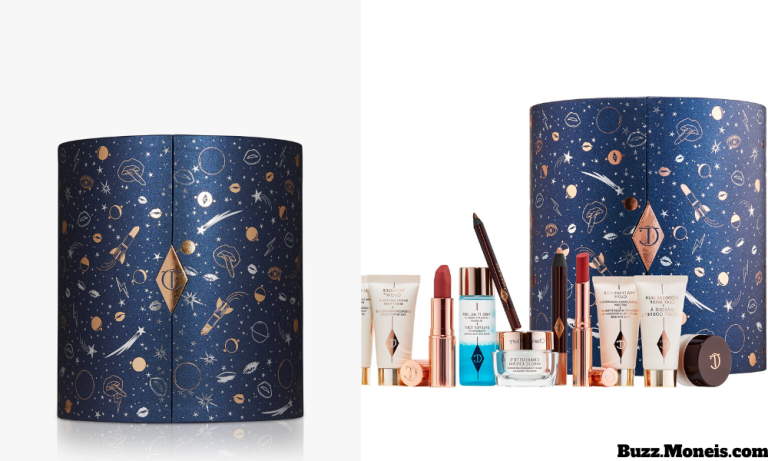 9. Charlotte Tilbury Glittery Galaxy Of Makeup Magic Advent Calendar 